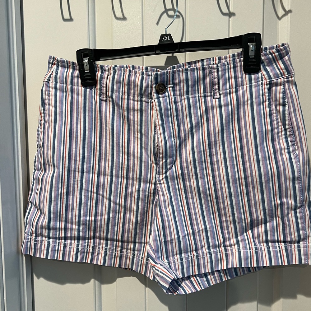 GAP Striped Women's Shorts - Blue, Pink, White sz 10